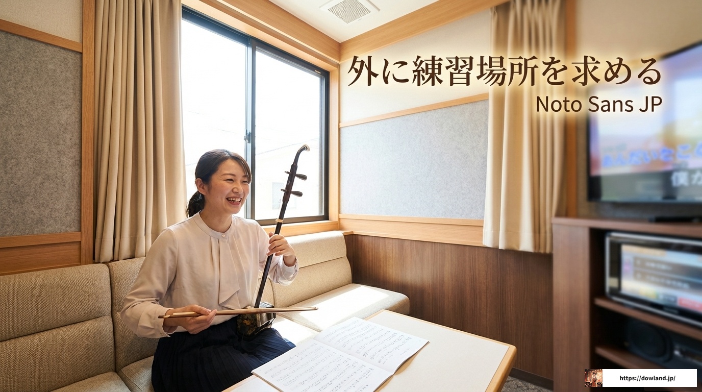 二胡がうるさいと悩む方へ!騒音対策と練習場所の完全ガイド