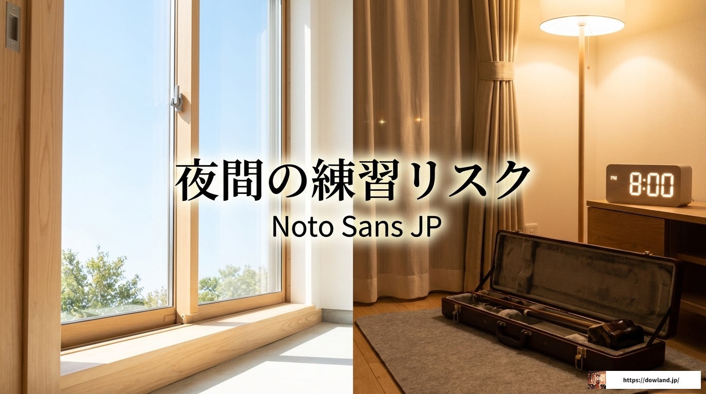 二胡がうるさいと悩む方へ!騒音対策と練習場所の完全ガイド