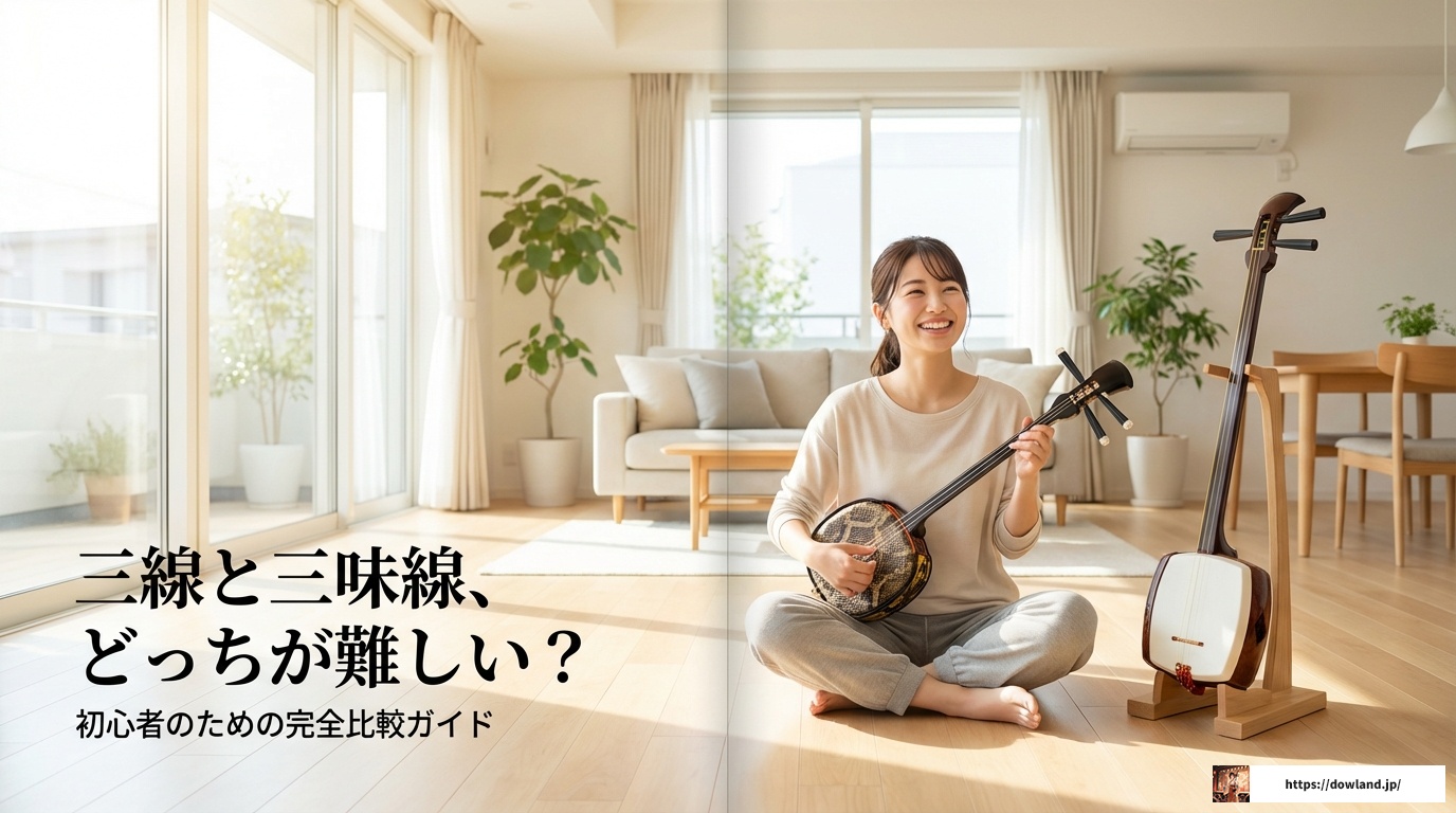 三線と三味線はどっちが難しい？初心者向けに違いや難易度を解説