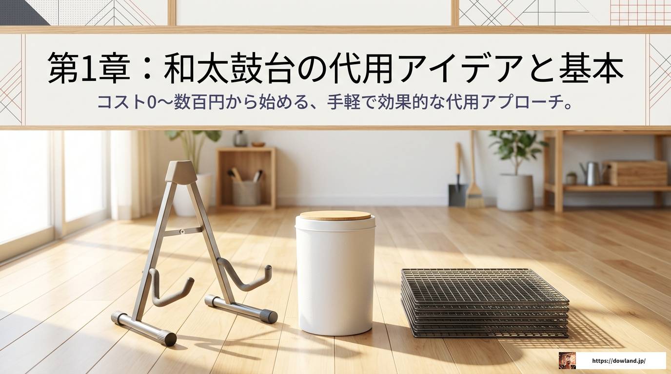 和太鼓台の代用アイデア決定版！自作や100均活用法を徹底解説