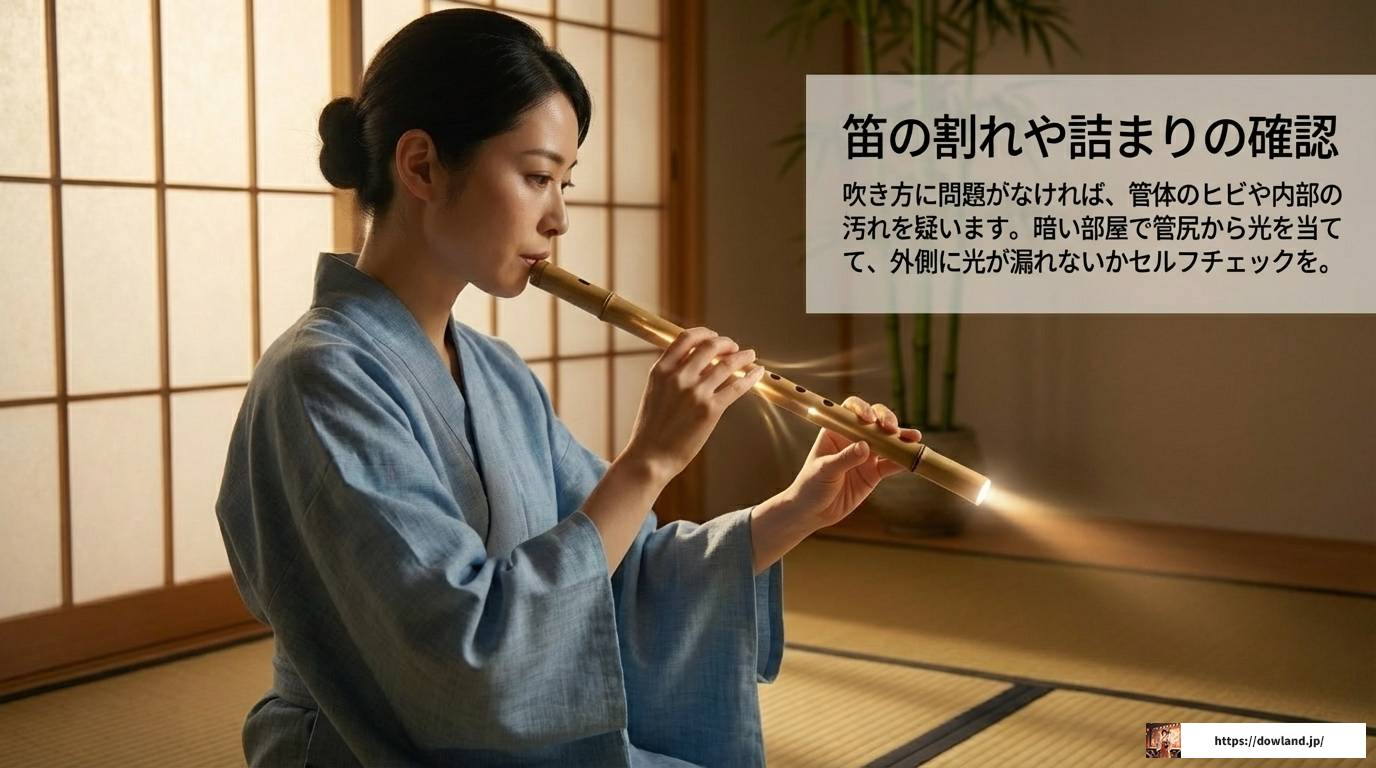篠笛の音がかすれる原因とは？初心者向け直し方とメンテ術
