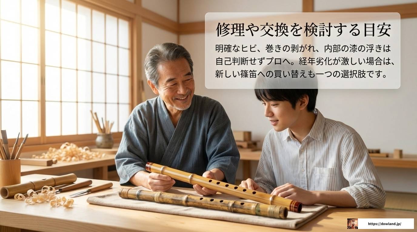 篠笛の音がかすれる原因とは？初心者向け直し方とメンテ術