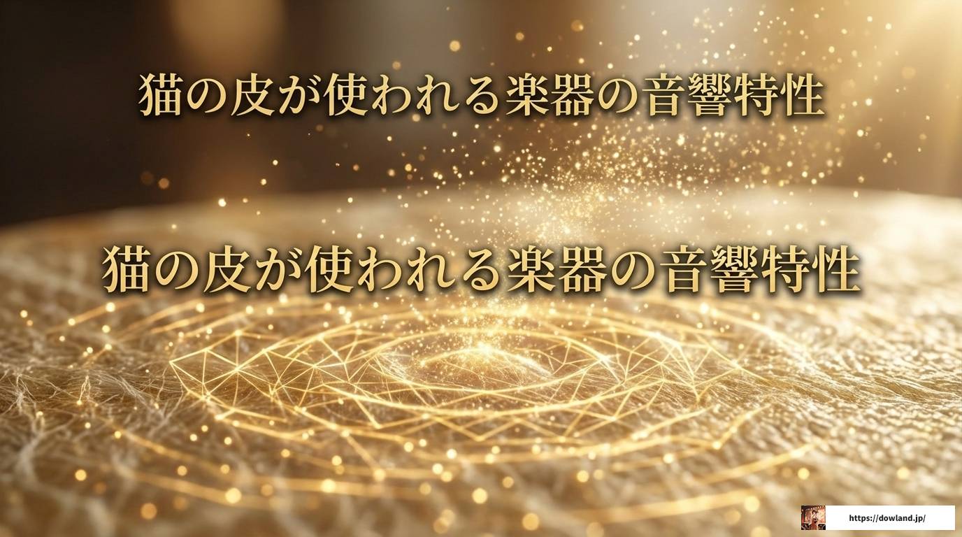 三味線に猫の皮がなぜ使われるのか？歴史と音色の秘密を解説