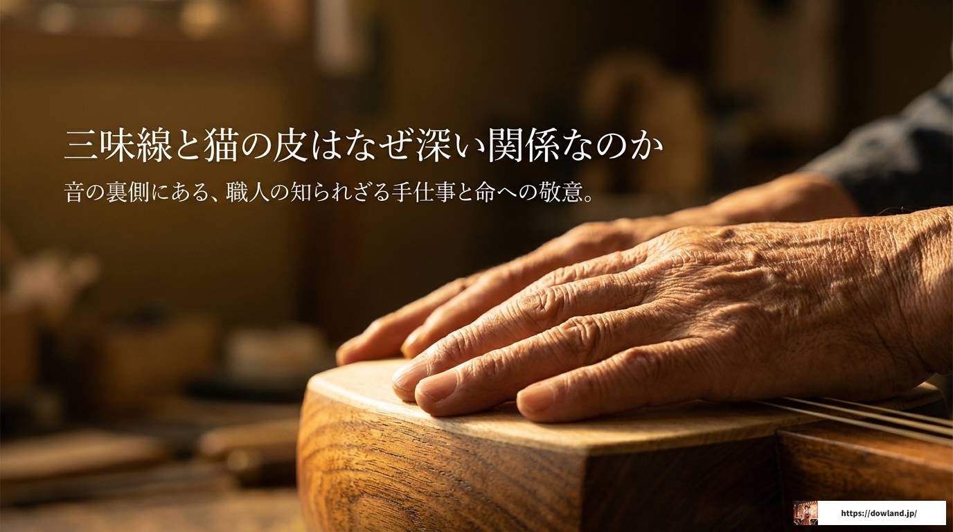 三味線に猫の皮がなぜ使われるのか？歴史と音色の秘密を解説