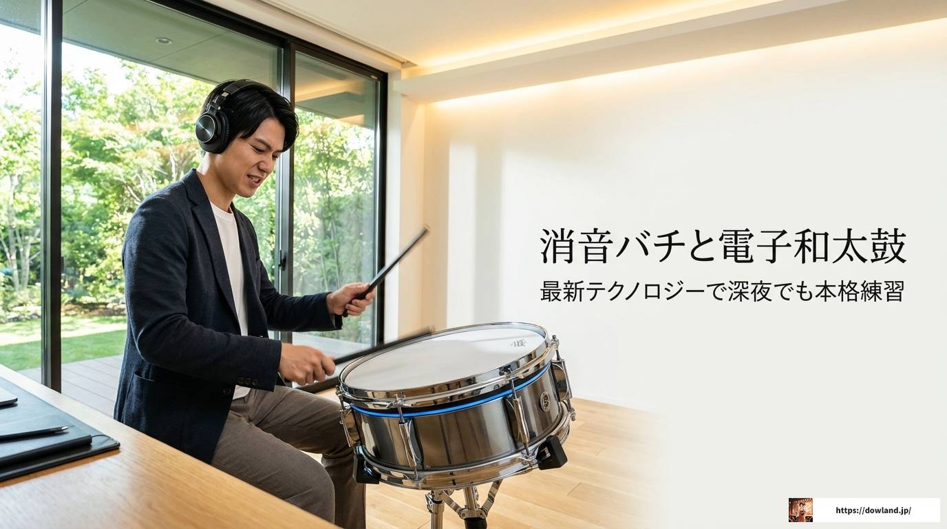自宅で和太鼓の練習の代わりになるアイデアと最適な環境構築法