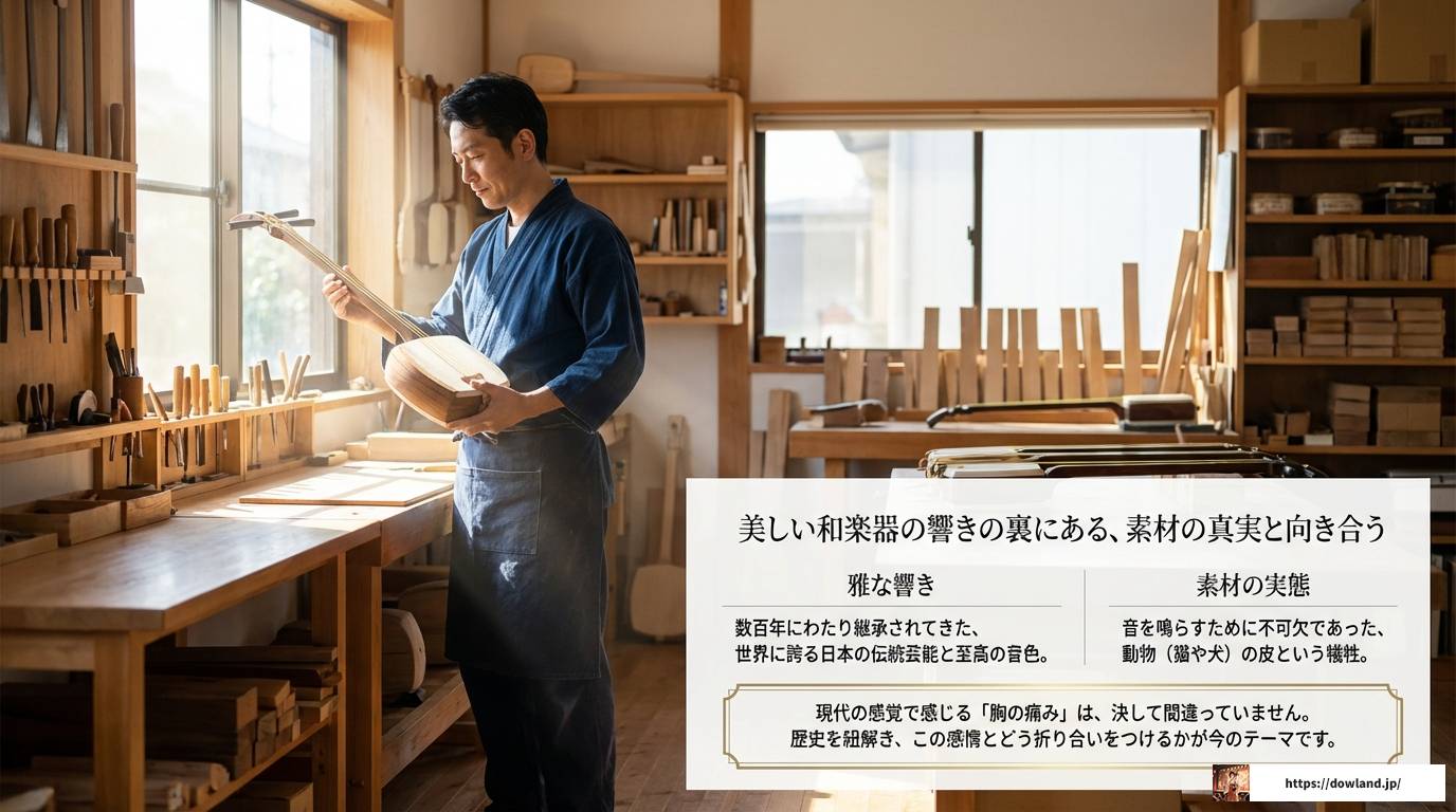 三味線は猫がかわいそう？伝統文化と動物愛護が交差する現在地