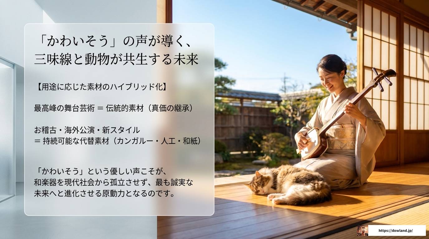 三味線は猫がかわいそう？伝統文化と動物愛護が交差する現在地