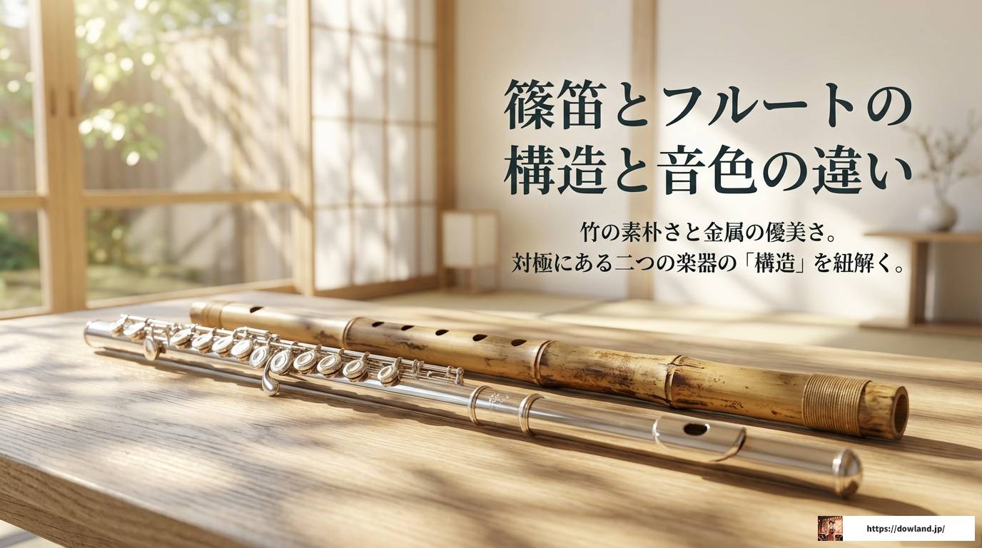 篠笛とフルートの違いを徹底解説!持ち替えやアンサンブルのコツ