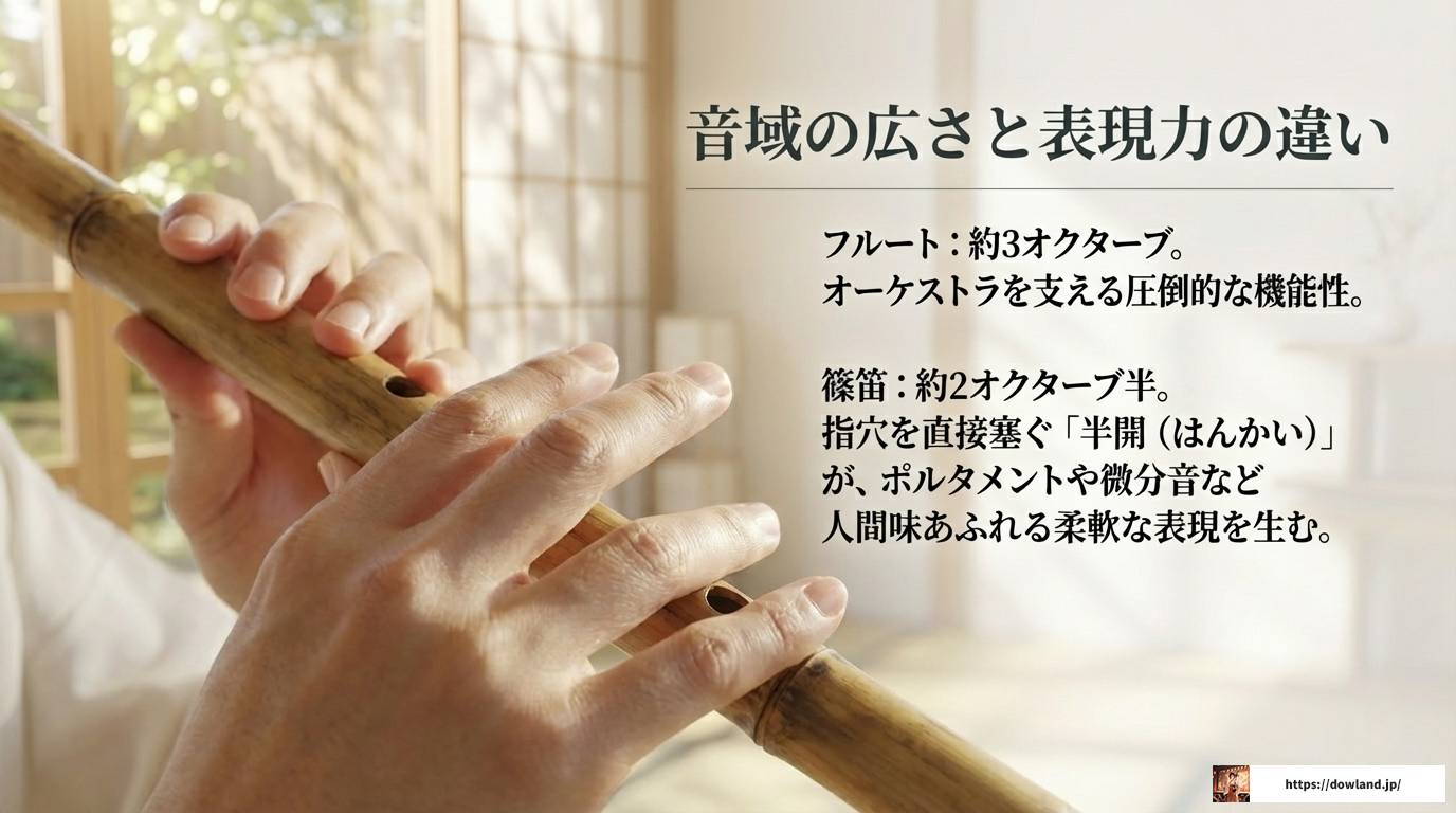 篠笛とフルートの違いを徹底解説!持ち替えやアンサンブルのコツ