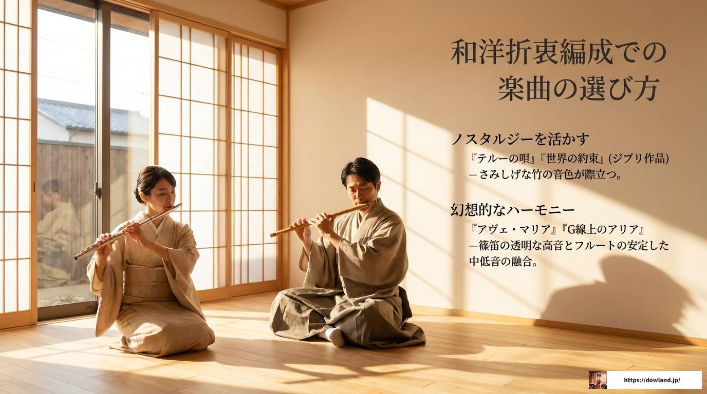 篠笛とフルートの違いを徹底解説!持ち替えやアンサンブルのコツ