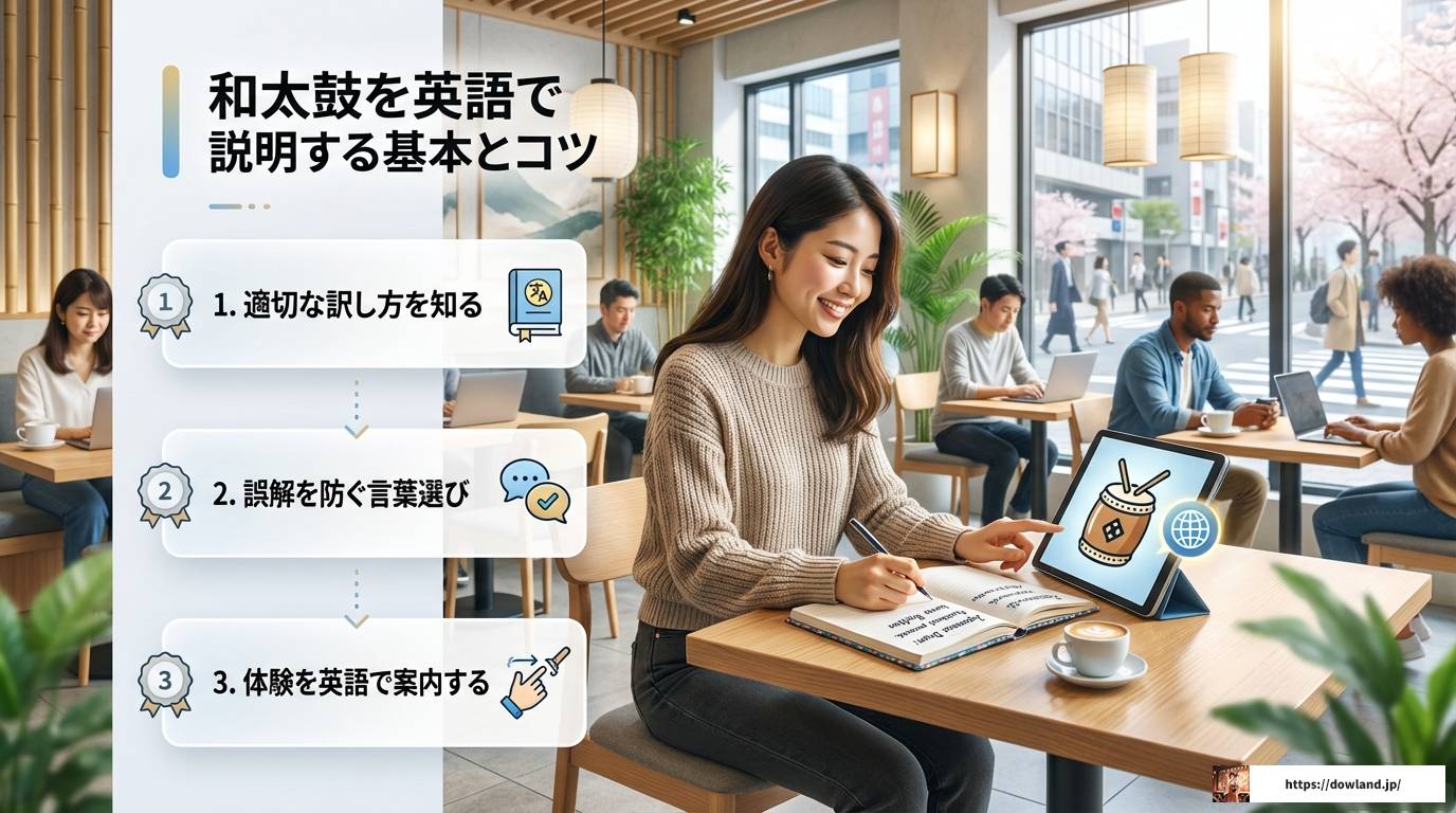 和太鼓の英語表現ガイド！意味や翻訳のコツを分かりやすく解説