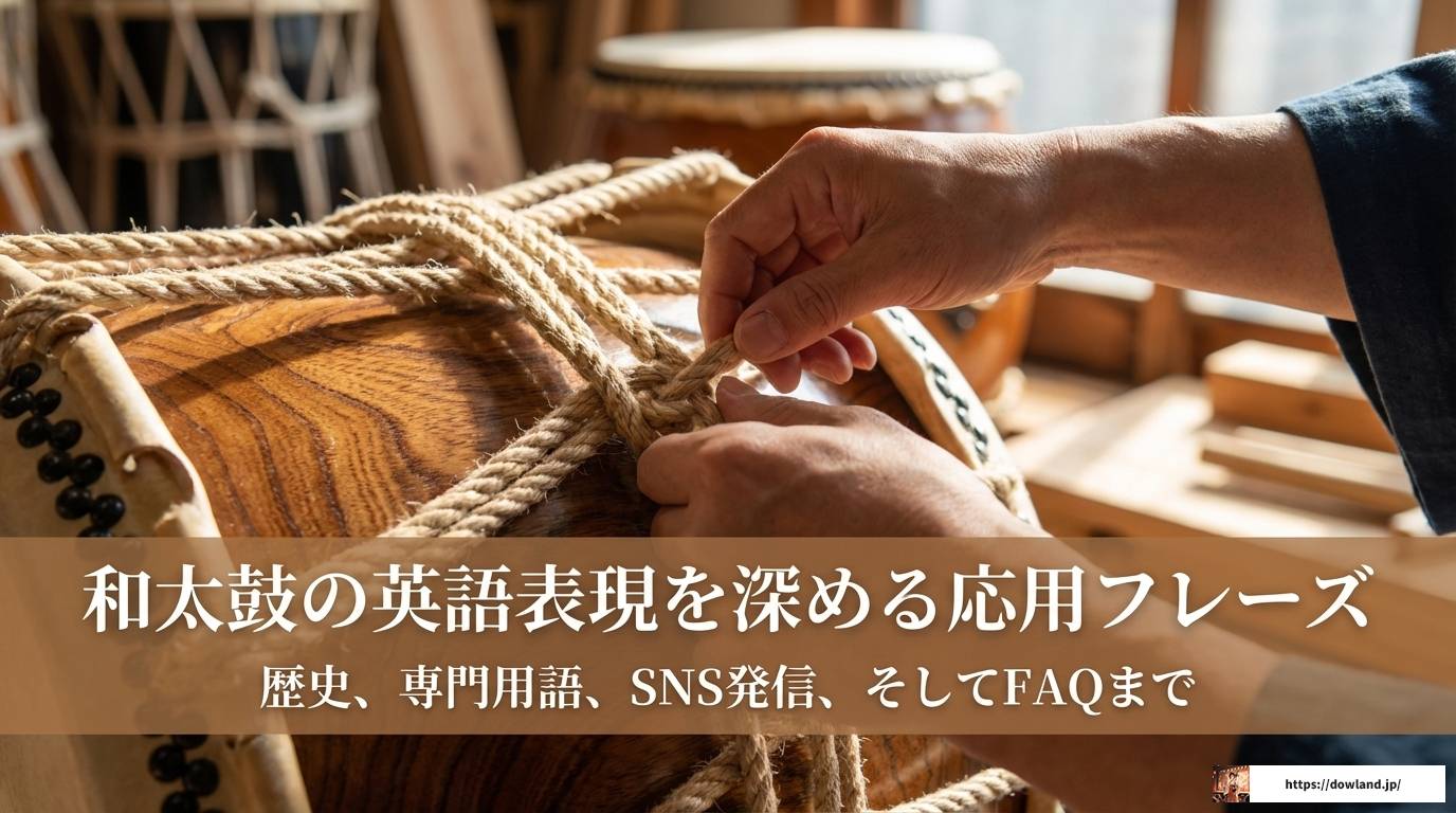 和太鼓の英語表現ガイド！意味や翻訳のコツを分かりやすく解説