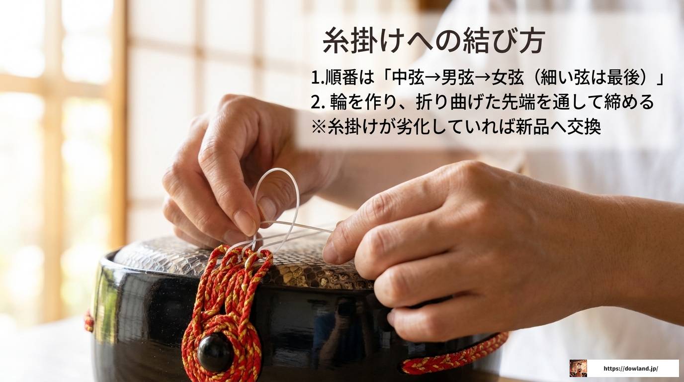 三線の弦張り替え完全ガイド｜結び方から調弦・失敗対策まで
