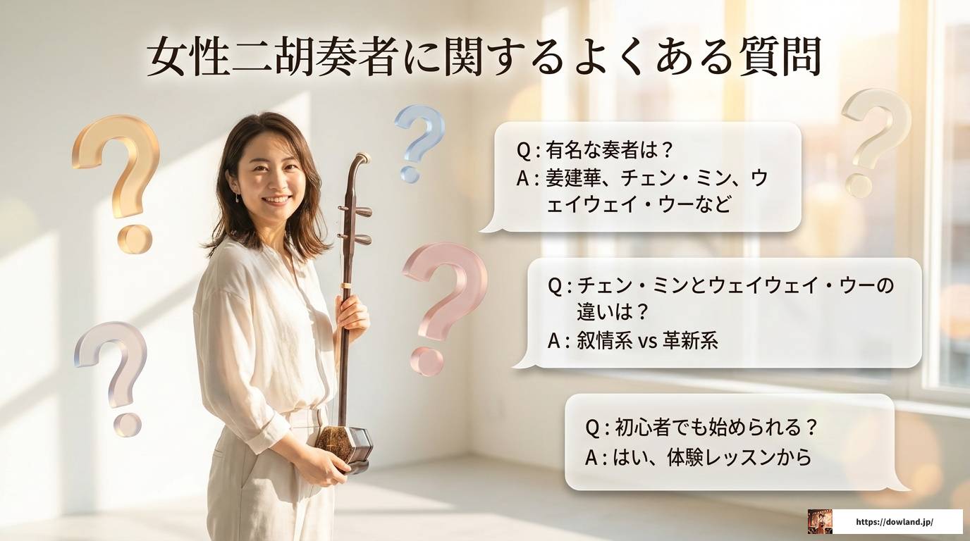 女性二胡奏者を完全網羅｜世界から日本の有名奏者まで解説