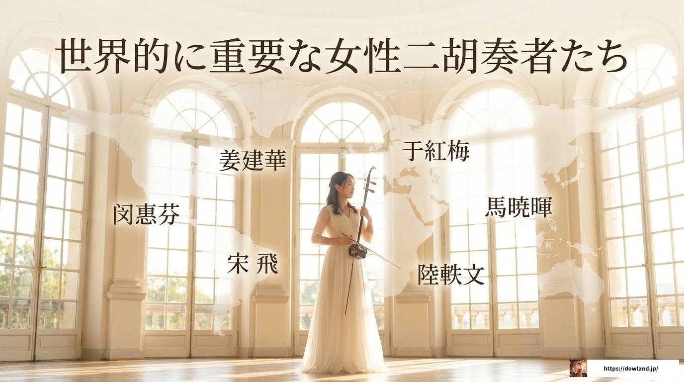 女性二胡奏者を完全網羅｜世界から日本の有名奏者まで解説