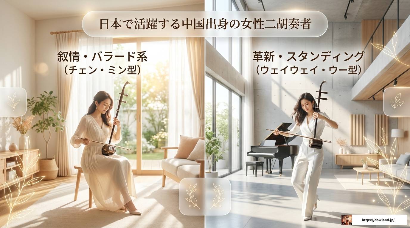 女性二胡奏者を完全網羅｜世界から日本の有名奏者まで解説