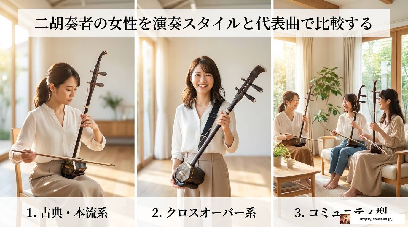 女性二胡奏者を完全網羅｜世界から日本の有名奏者まで解説