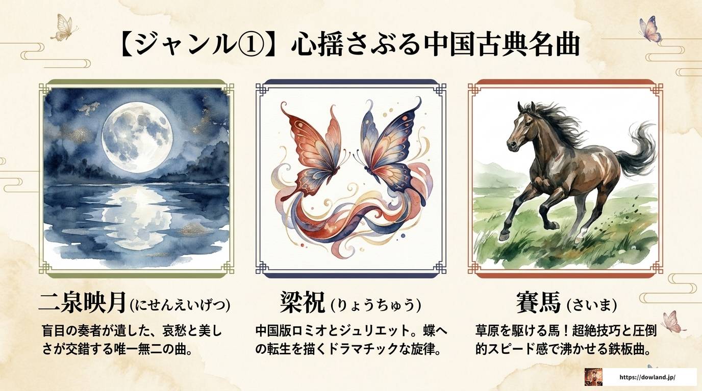 二胡の有名な曲まとめ｜初心者から上級者まで徹底解説