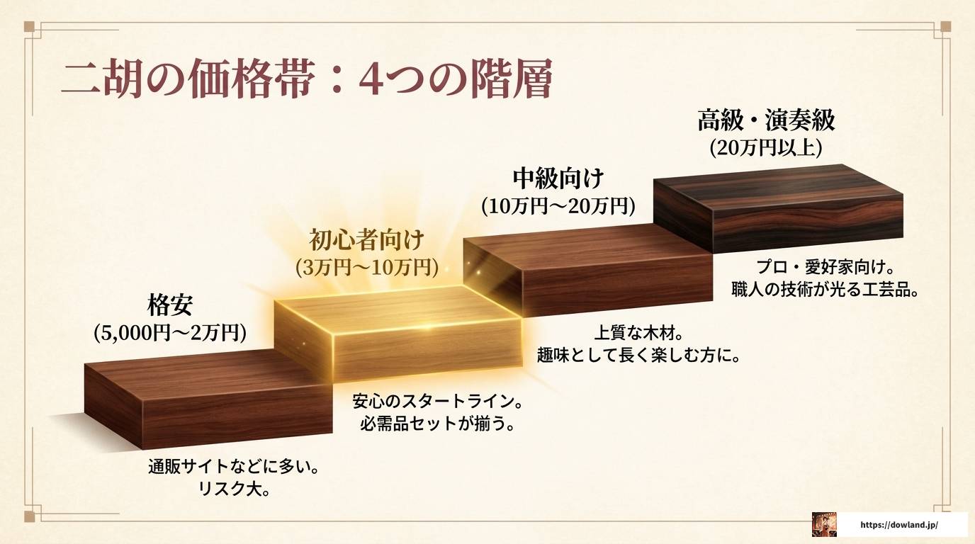 二胡を始める初心者必見!値段の相場と失敗しない選び方