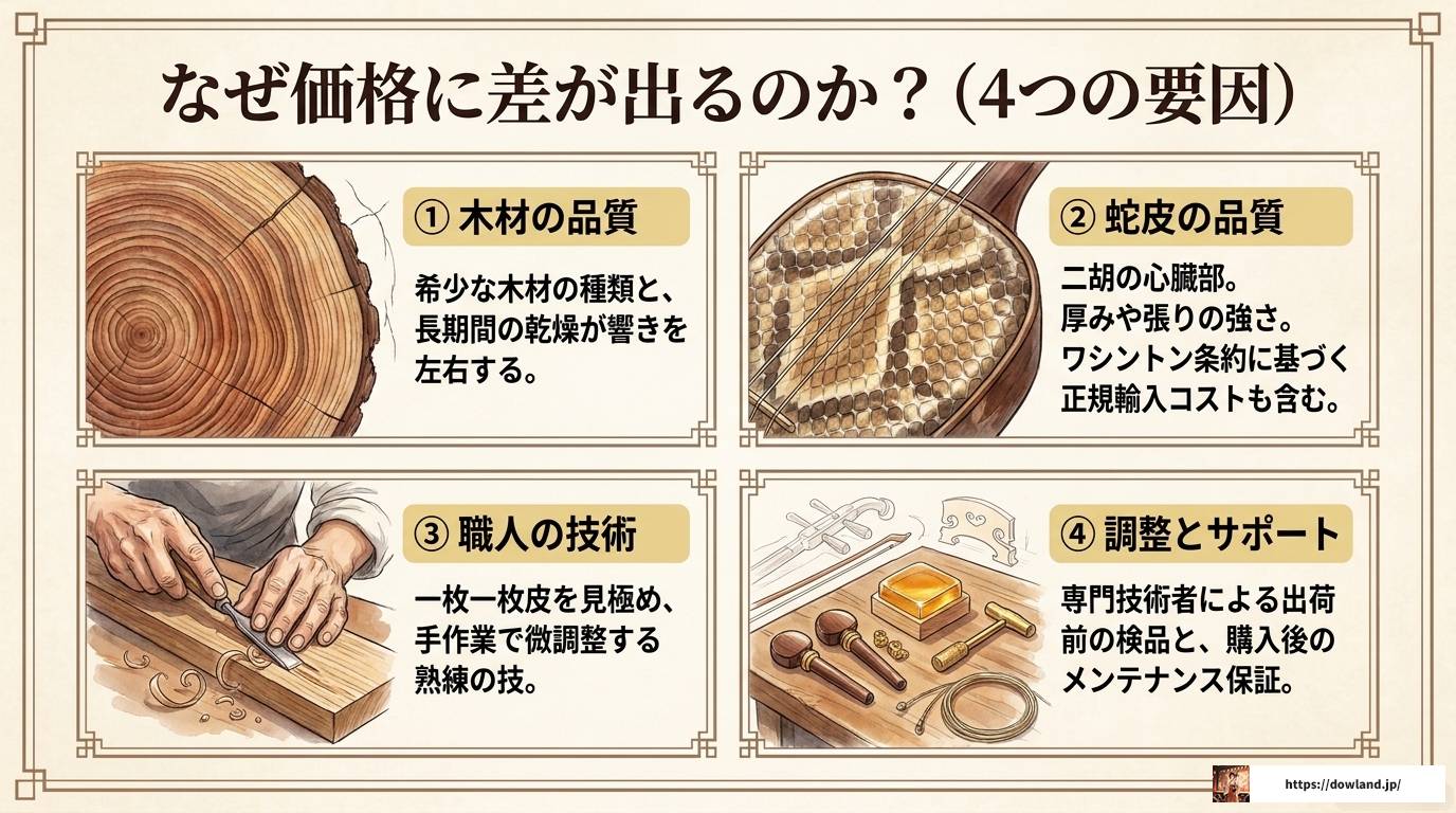 二胡を始める初心者必見!値段の相場と失敗しない選び方