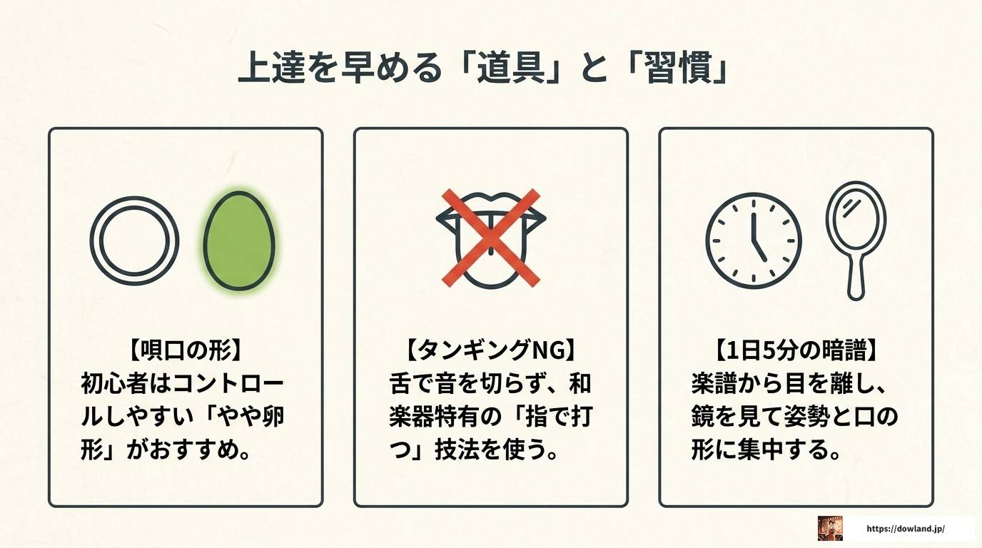 篠笛できれいな音を出す方法と初心者向け練習法