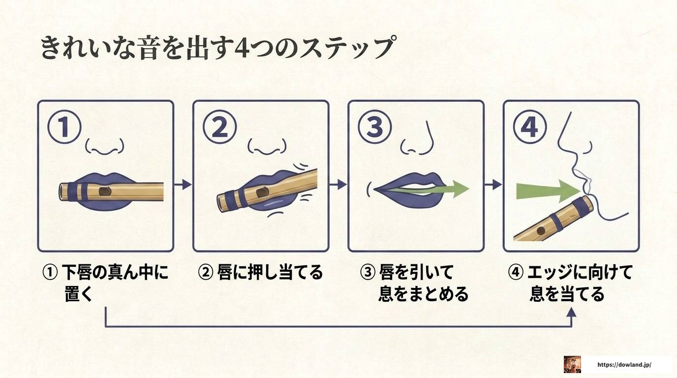篠笛できれいな音を出す方法と初心者向け練習法