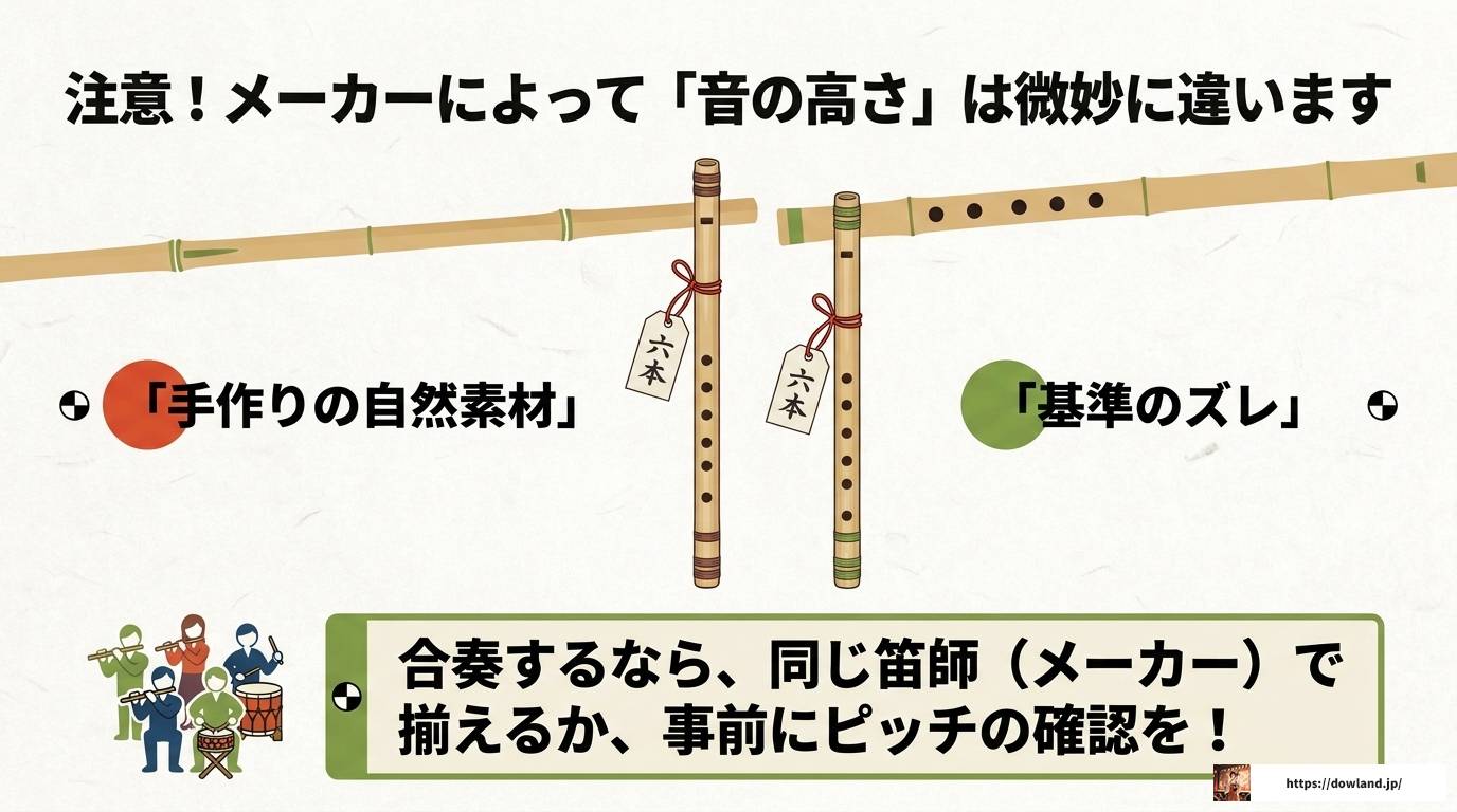 篠笛6穴の音階を徹底解説!7穴との違いと運指まとめ