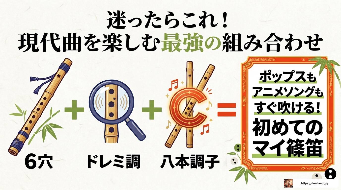 篠笛6穴の音階を徹底解説!7穴との違いと運指まとめ