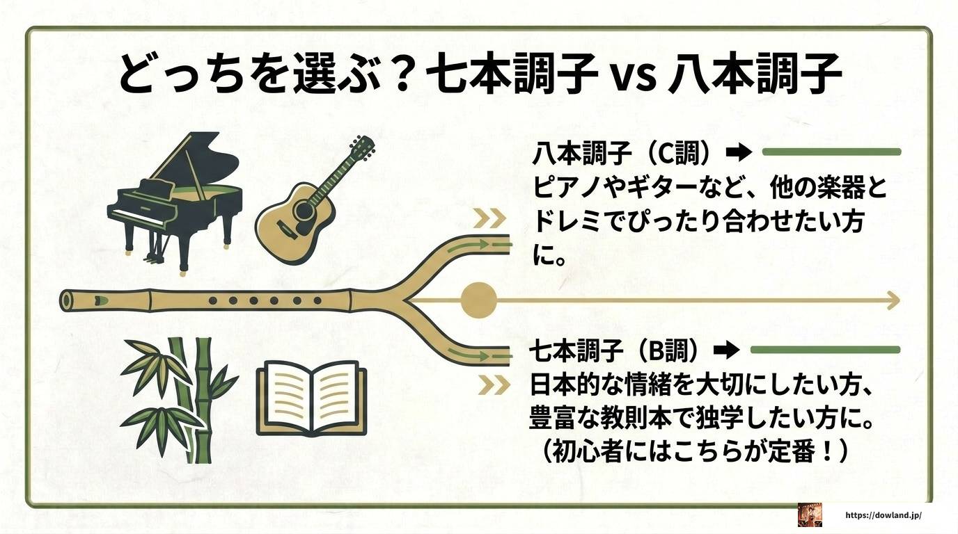 篠笛七本調子の運指表を図解！ドレミ調と古典調の完全ガイド