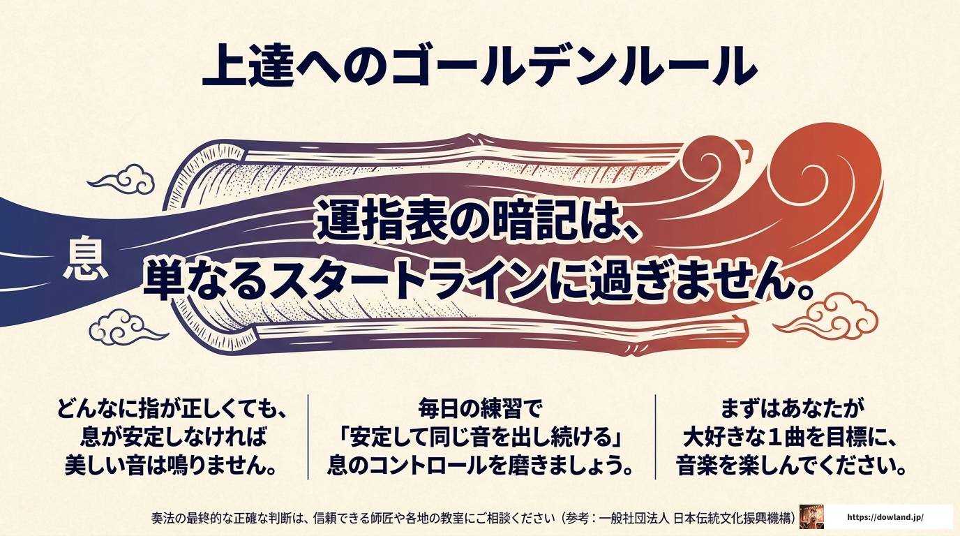 篠笛八本調子の運指表を完全解説！音階と練習法