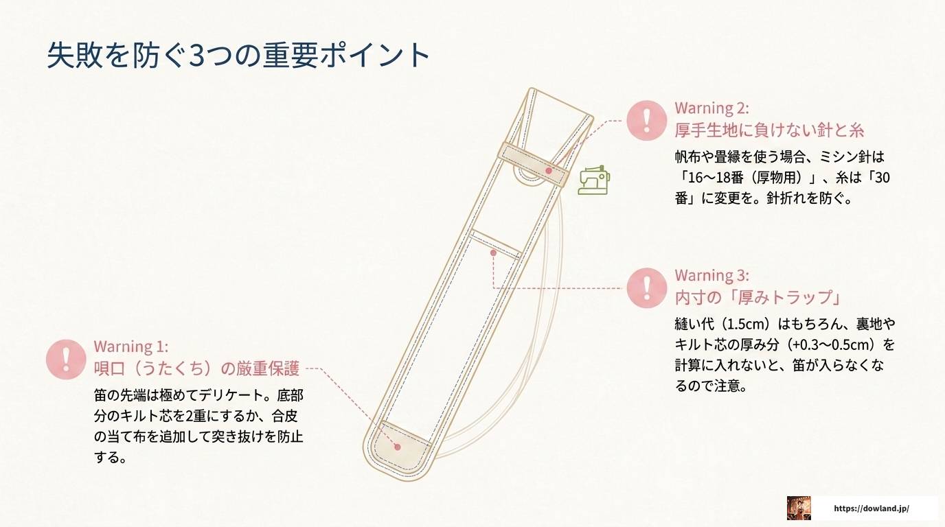 篠笛袋の肩掛けタイプを手作りする完全ガイド