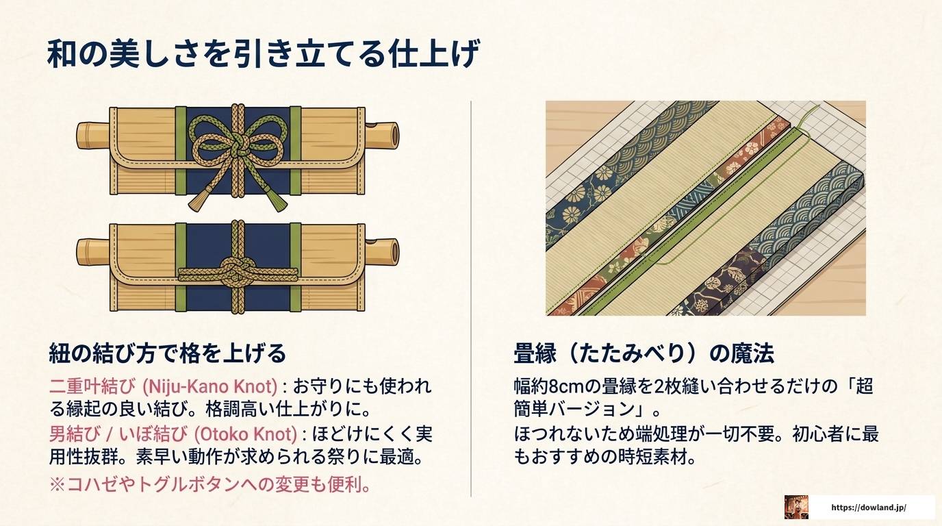 篠笛袋の肩掛けタイプを手作りする完全ガイド