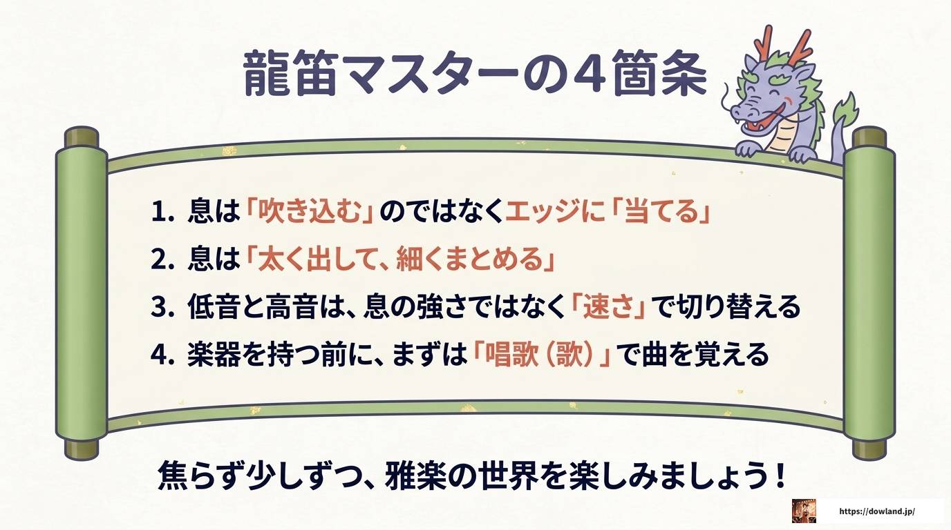 龍笛の吹き方を徹底解説!初心者が音を出すコツ