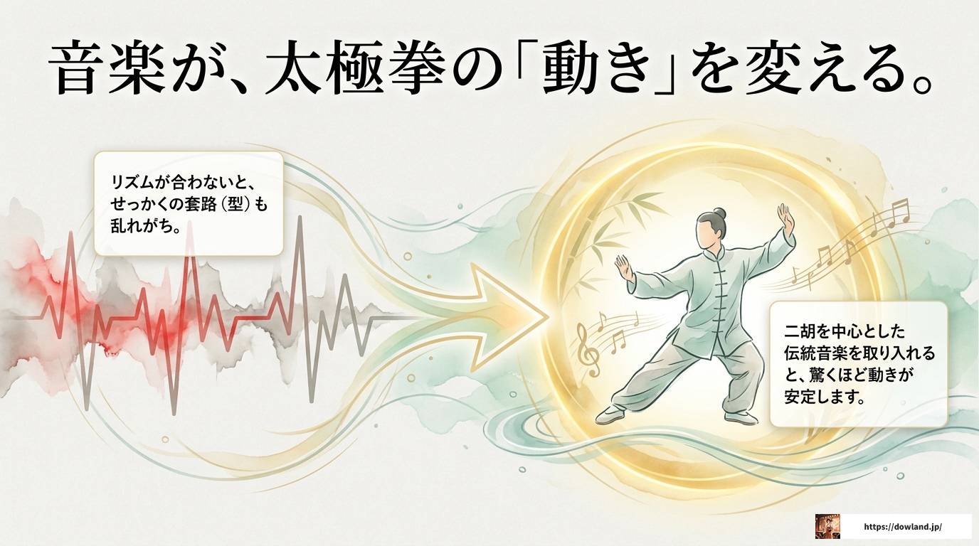 太極拳の音楽に二胡が選ばれる理由と名盤ガイド