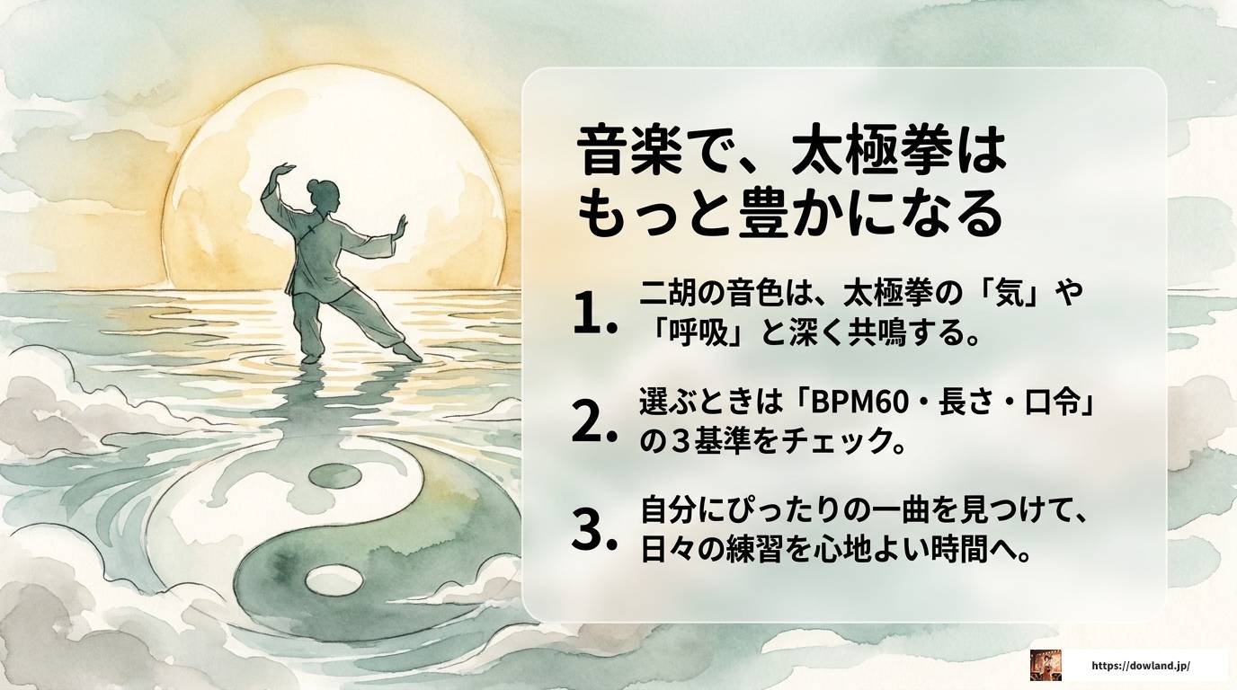 太極拳の音楽に二胡が選ばれる理由と名盤ガイド